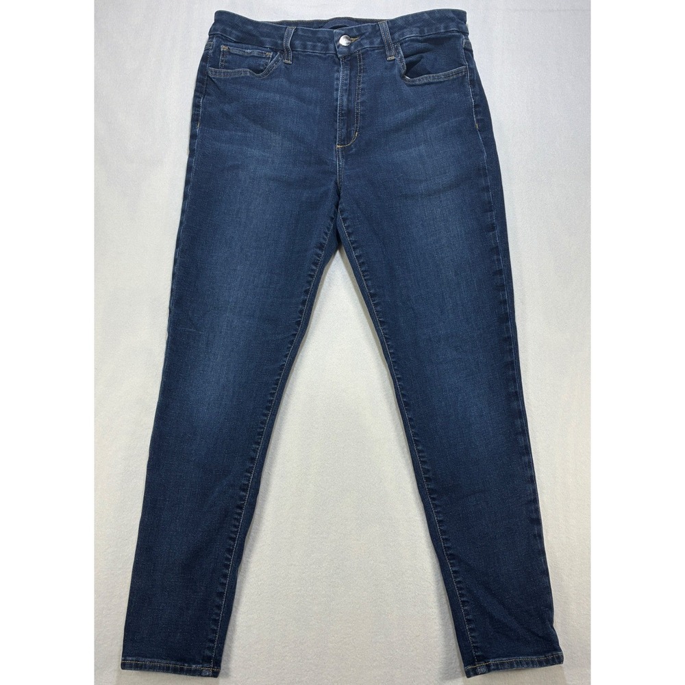 Joe's Jeans Women Honey 32 Dark Wash Cotton Lyocell High Rise Curvy Skinny Ankle